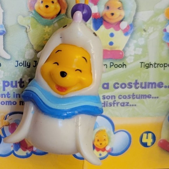 Winnie Pooh Peek-a-Pooh #13 Circus Fun Seal Pooh Disney Tomy Yujin - Picture 2 of 2